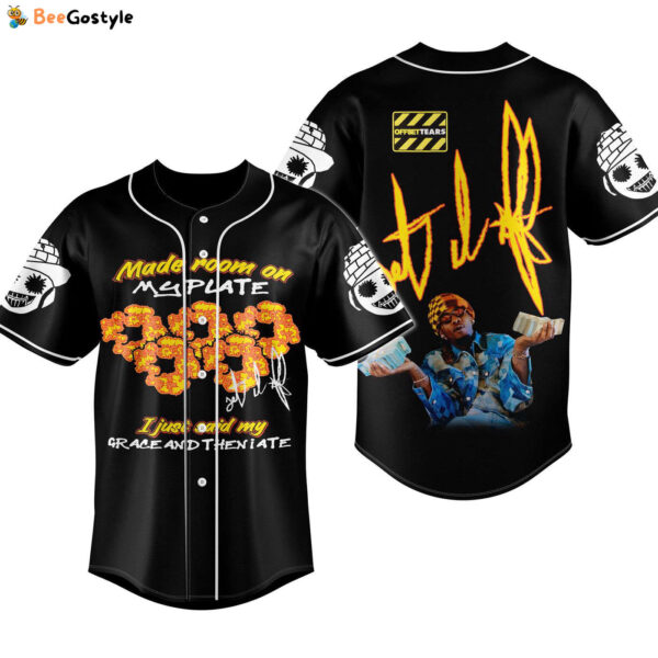 Say My Grace Offset Baseball Jersey For Men Women And Kids Gift for Fans
