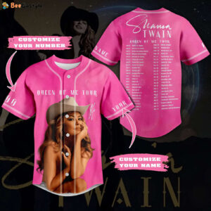 Shania Twain Baseball Jersey For Men Women And Kids Gift for Fans