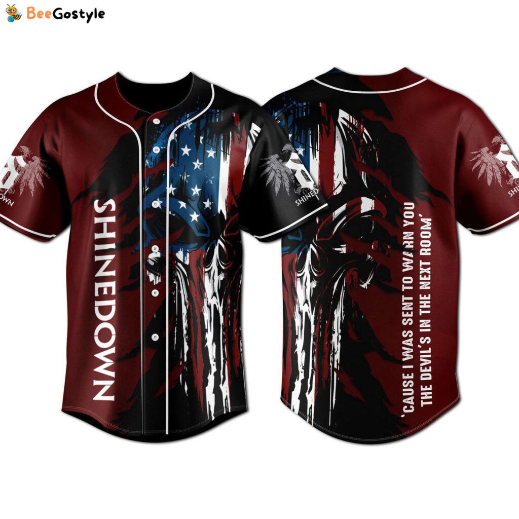Shinedown Baseball Jersey For Men Women And Kids Gift for Fans Shinedown Baseball Jersey For Men Women And Kids Gift for Fans