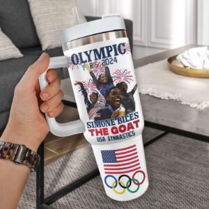 Simone Biles 40oz Stanley Tumbler Gift - Gift for Fans - Gift for Fans 1