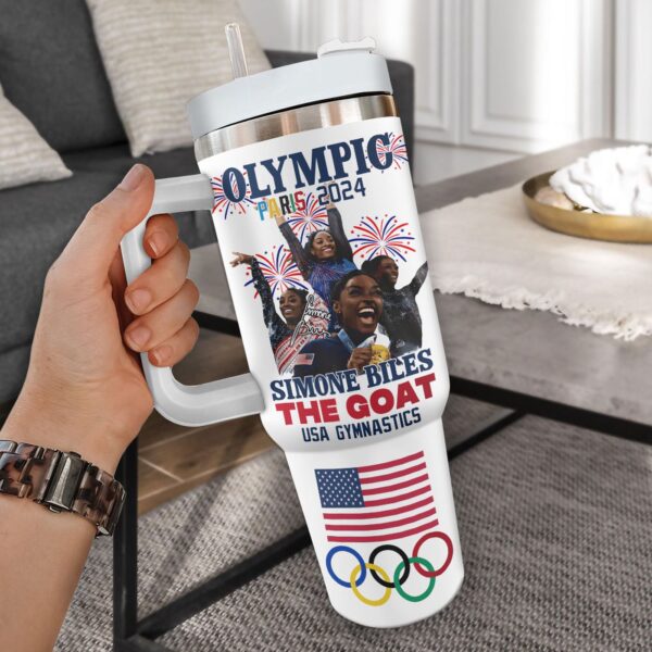 Simone Biles 40oz Stanley Tumbler Gift – Gift for Fans – Gift for Fans
