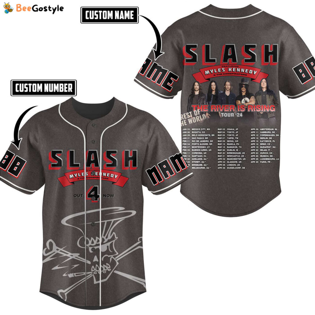 Slash featuring Myles Kennedy Baseball Jersey For Men Women And Kids Gift for Fans Slash featuring Myles Kennedy Baseball Jersey For Men Women And Kids Gift for Fans