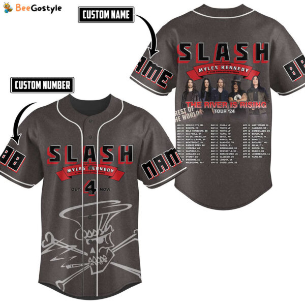 Slash featuring Myles Kennedy Baseball Jersey For Men Women And Kids Gift for Fans