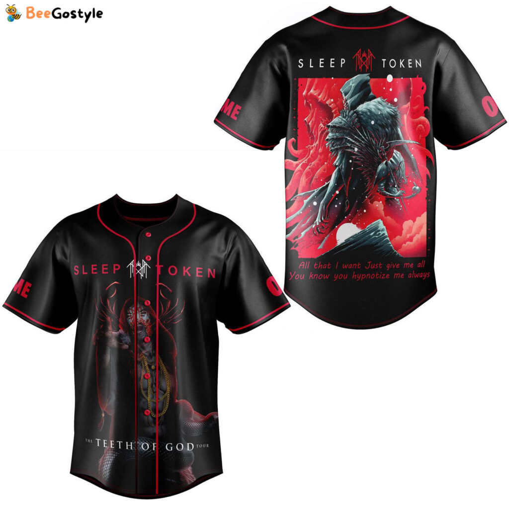 Sleep Token Baseball Jersey For Men Women And Kids Gift for Fans Sleep Token Baseball Jersey For Men Women And Kids Gift for Fans