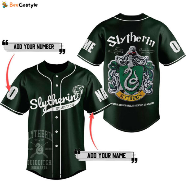 Slytherin Quidditch Baseball Jersey For Men Women And Kids Gift for Fans