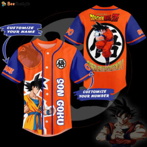 Son Goku Baseball Jersey For Men Women And Kids Gift for Fans