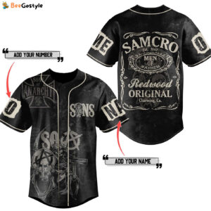 Sons of Anarchy Motorcycle Club Redwood Original Baseball Jersey For Men Women And Kids Gift for Fans