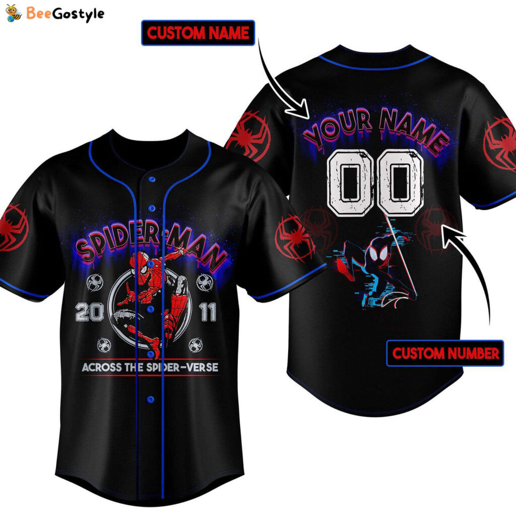 Spider Man Baseball Jersey For Men Women And Kids Gift for Fans Spider Man Baseball Jersey For Men Women And Kids Gift for Fans