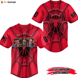 Spider Man Baseball Jersey For Men Women And Kids Gift for Fans