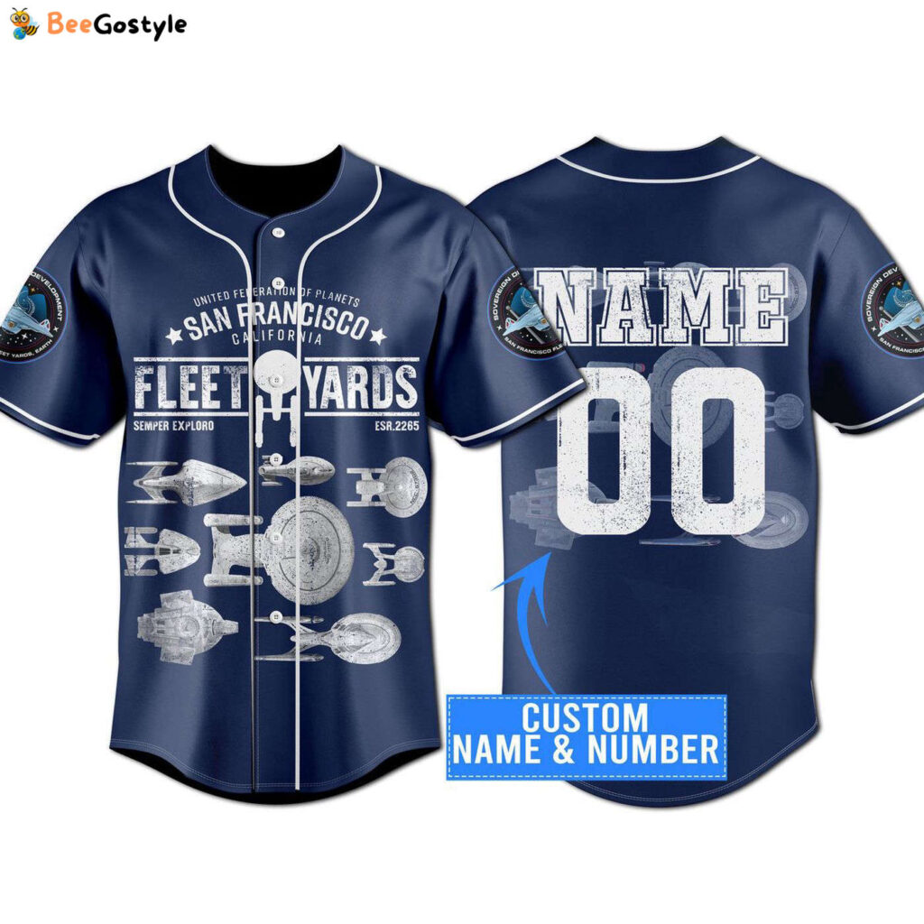 Star Trek Fleet Yeard United Federation Baseball Jersey For Men Women And Kids Gift for Fans Star Trek Fleet Yeard United Federation Baseball Jersey For Men Women And Kids Gift for Fans