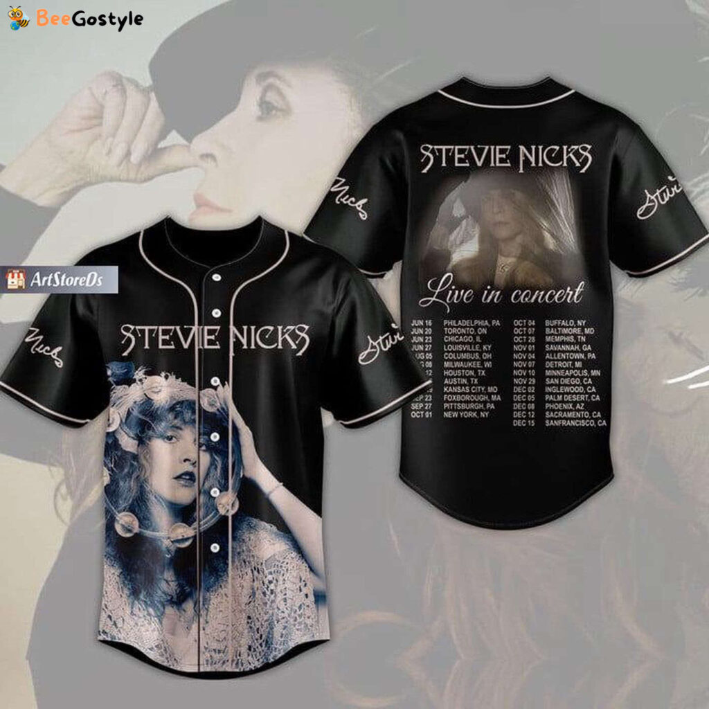 Stevie Nicks Baseball Jersey & T-Shirt: Fleetwood Mac Shirt Collection Stevie Nicks Baseball Jersey & T-Shirt: Fleetwood Mac Shirt Collection