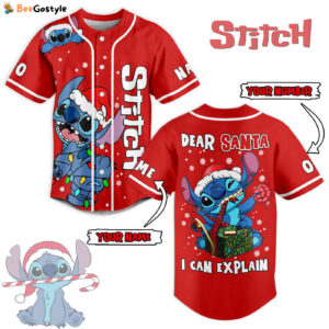 Stitch Baseball Jersey For Men Women And Kids Gift for Fans