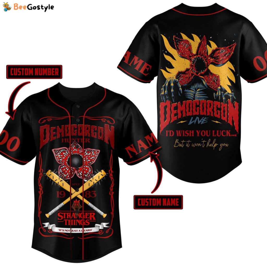 Stranger Things Baseball Jersey For Men Women And Kids Gift for Fans Stranger Things Baseball Jersey For Men Women And Kids Gift for Fans
