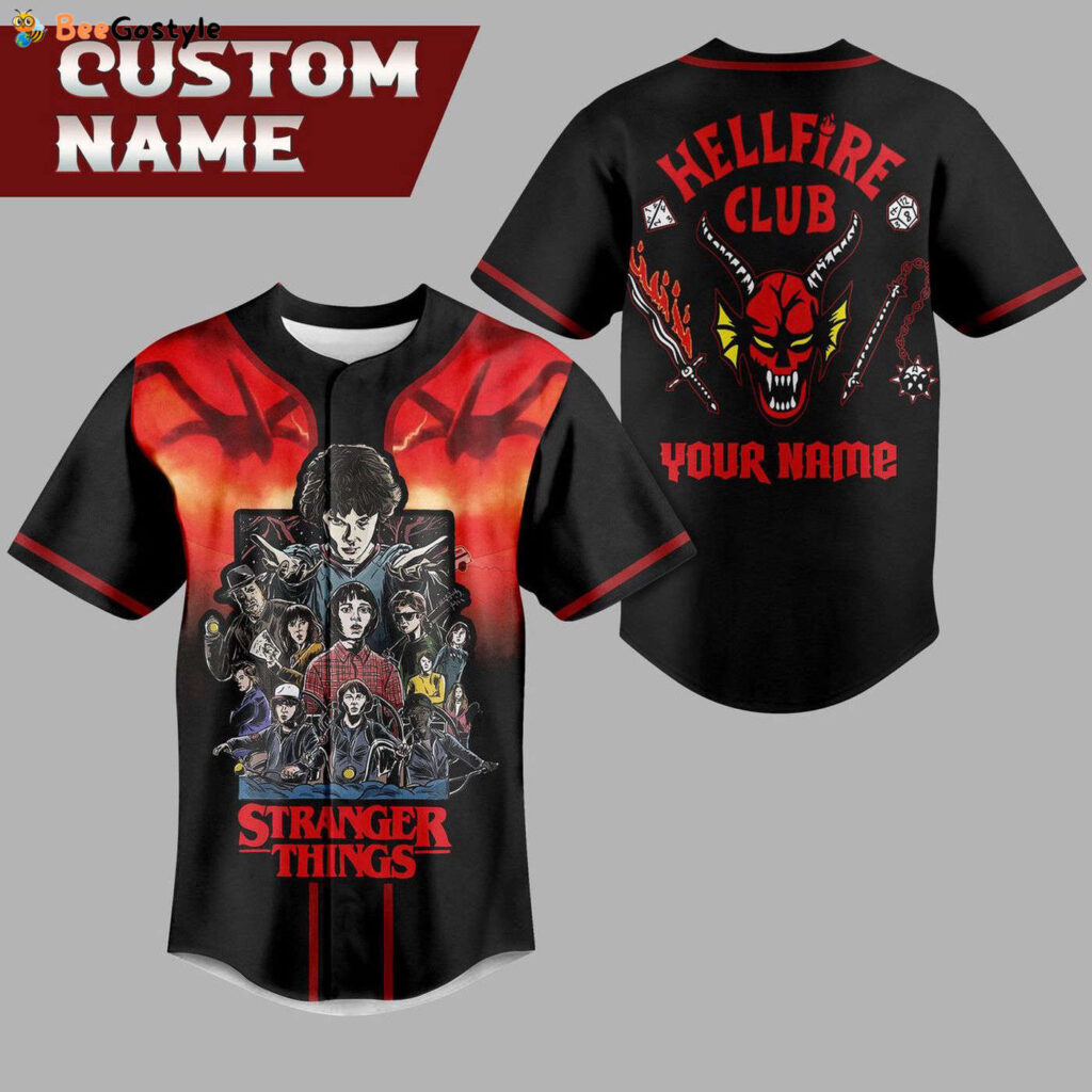 Stranger Things Baseball Jersey For Men Women And Kids Gift for Fans Stranger Things Baseball Jersey For Men Women And Kids Gift for Fans