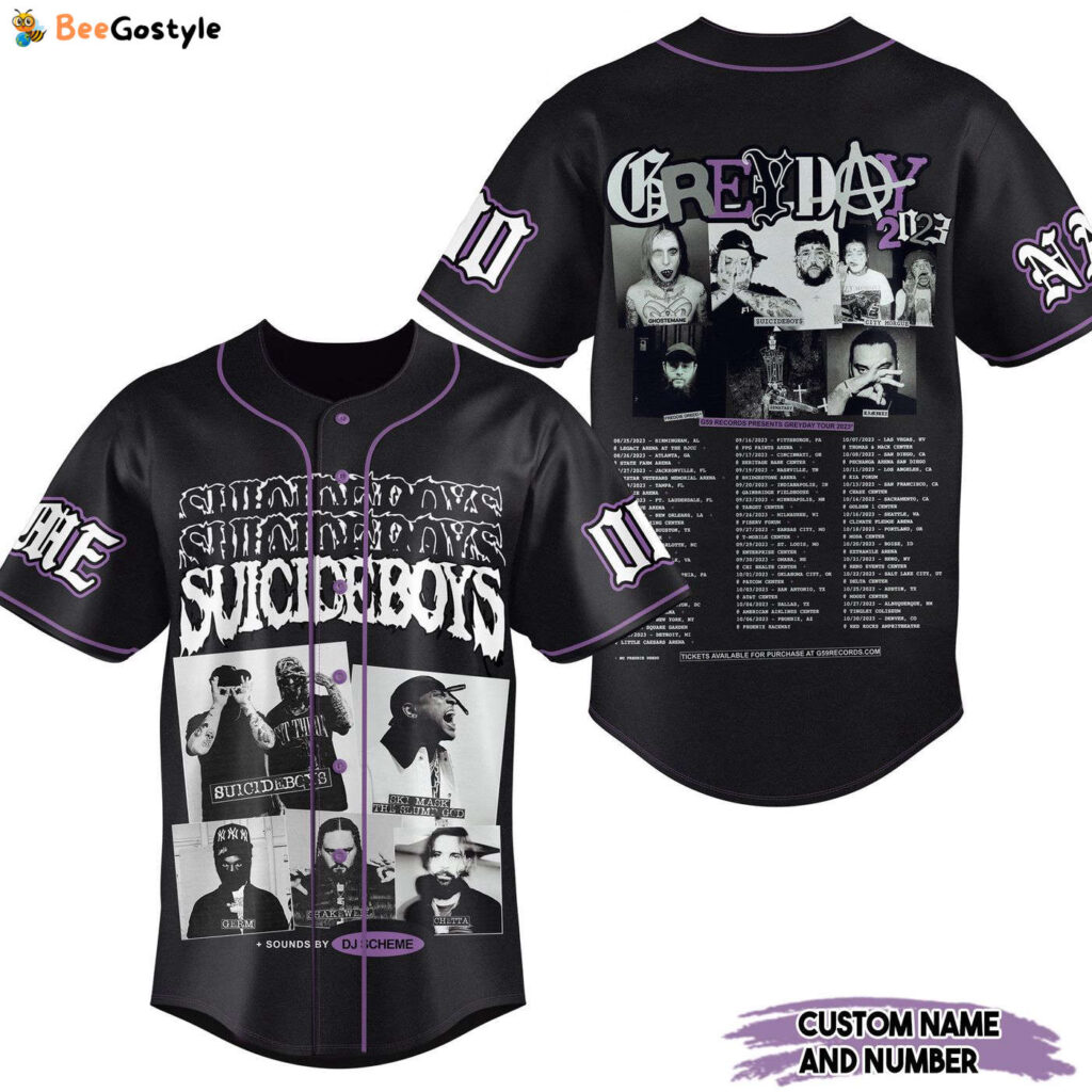 Suicideboys Baseball Jersey For Men Women And Kids Gift for Fans Suicideboys Baseball Jersey For Men Women And Kids Gift for Fans