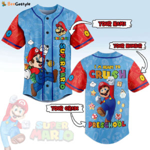 Super Mario Baseball Jersey For Men Women And Kids Gift for Fans