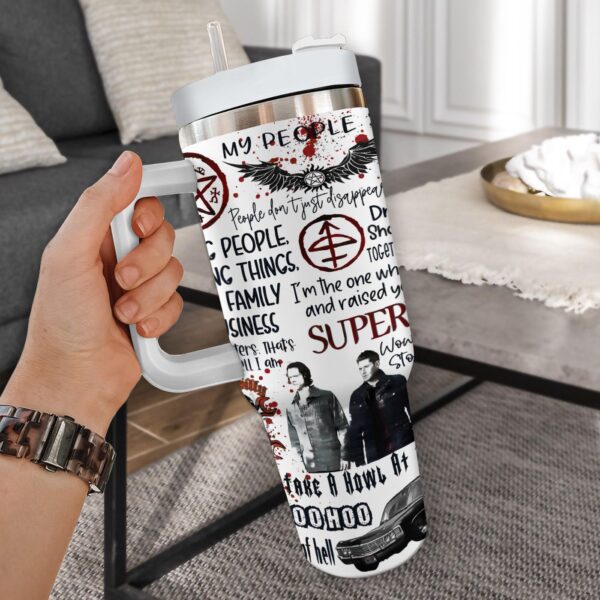 Supernatural 40oz Stanley Tumbler – Gift for Fans – Gift for Fans