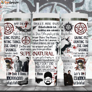 Supernatural 40oz Stanley Tumbler Gift - Gift for Fans - Gift for Fans