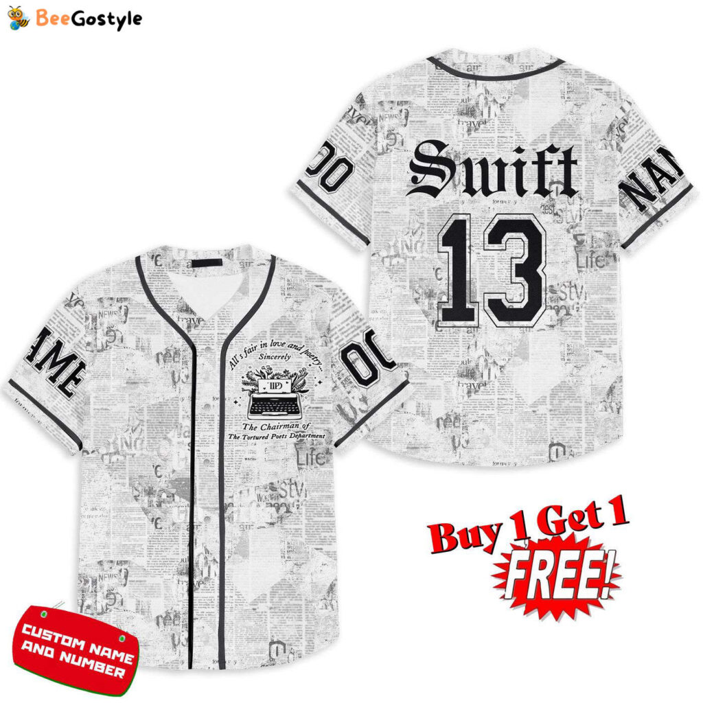Swifties Baseball Jersey For Men Women And Kids Gift for Fans Swifties Baseball Jersey For Men Women And Kids Gift for Fans