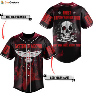 System Of A Down Baseball Jersey For Men Women And Kids Gift for Fans