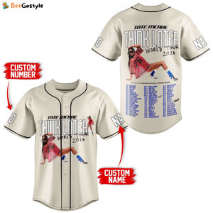 Tate McRae Baseball Jersey For Men Women And Kids Gift for Fans