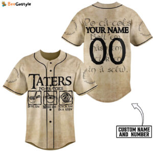 Taters Potatoes Baseball Jersey For Men Women And Kids Gift for Fans