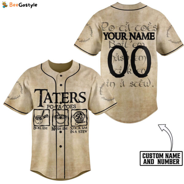 Taters Potatoes Baseball Jersey For Men Women And Kids Gift for Fans