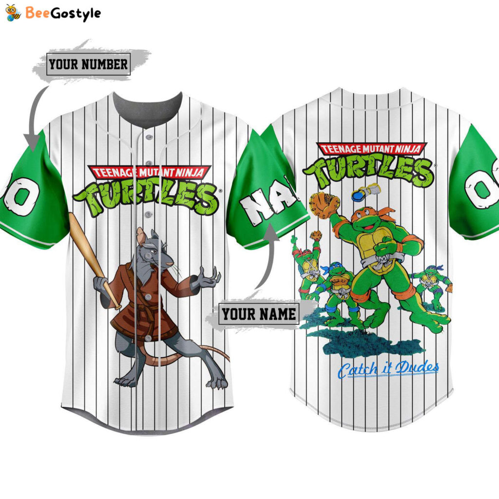 Teenage Mutant Ninja Turtles Baseball Jersey For Men Women And Kids Gift for Fans Teenage Mutant Ninja Turtles Baseball Jersey For Men Women And Kids Gift for Fans