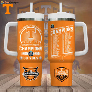 Tennessee Volunteers Baseball 40oz Stanley Tumbler - Gift for Fans - Gift for Fans