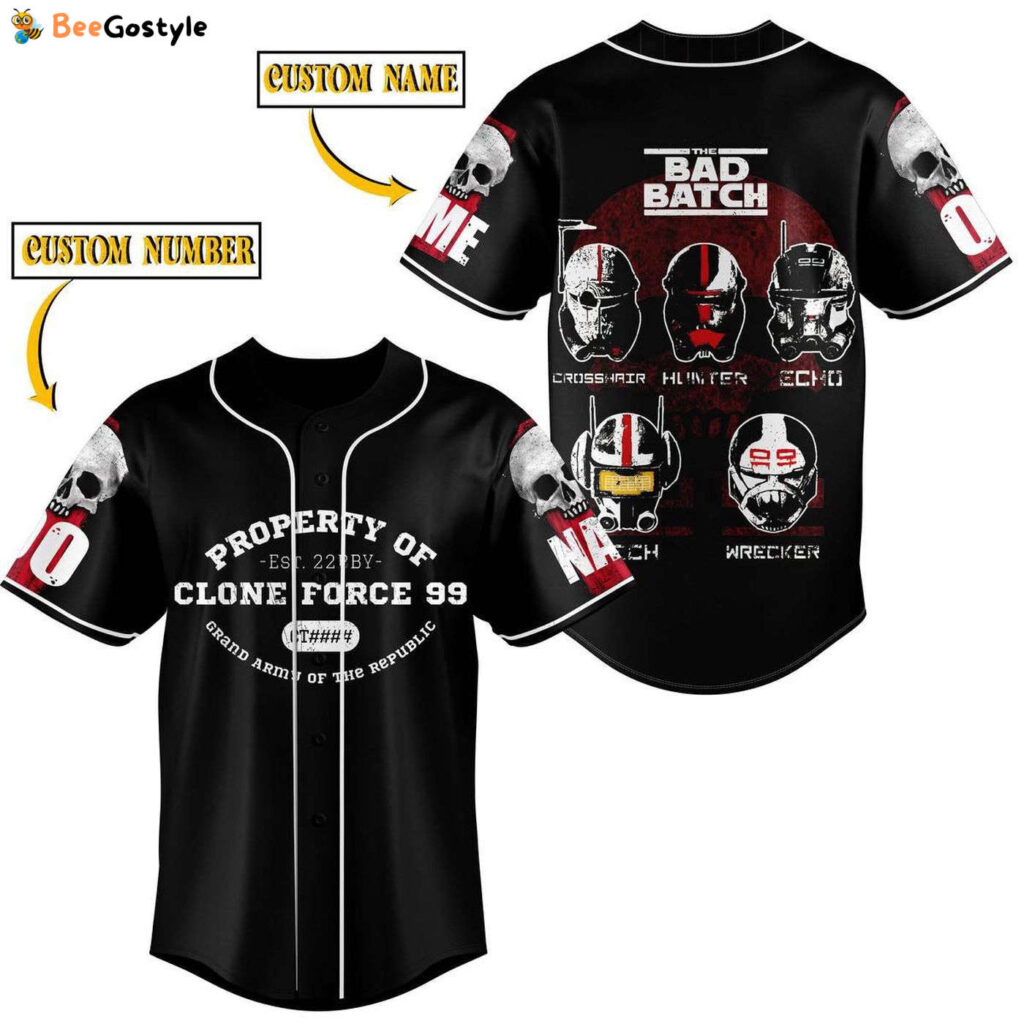The Bad Batch Baseball Jersey For Men Women And Kids Gift for Fans The Bad Batch Baseball Jersey For Men Women And Kids Gift for Fans