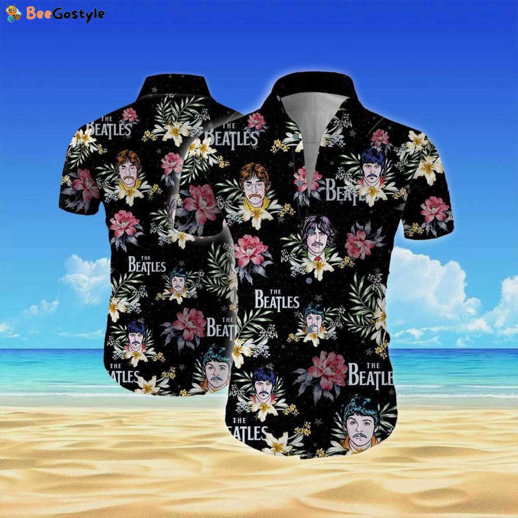 The Beatles All Over Printed Hawaiian Shirt Maria The Beatles All Over Printed Hawaiian Shirt Maria