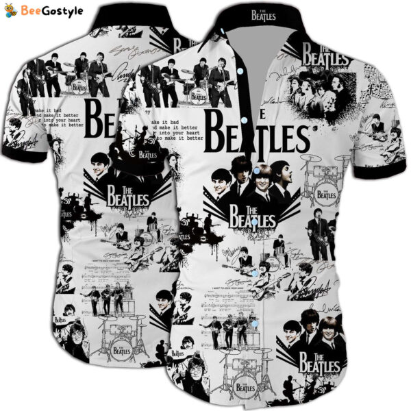 The Beatles Band All Over Printed Hawaiian Shirt Maria