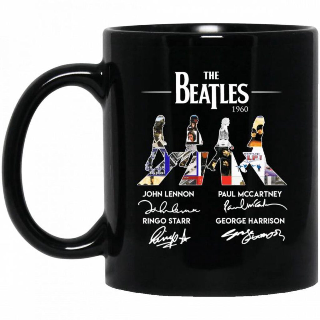 The Beatles The Abbey Road Album Signatures Inspired Mug Gift For Fans VA07 The Beatles The Abbey Road Album Signatures Inspired Mug Gift For Fans VA07