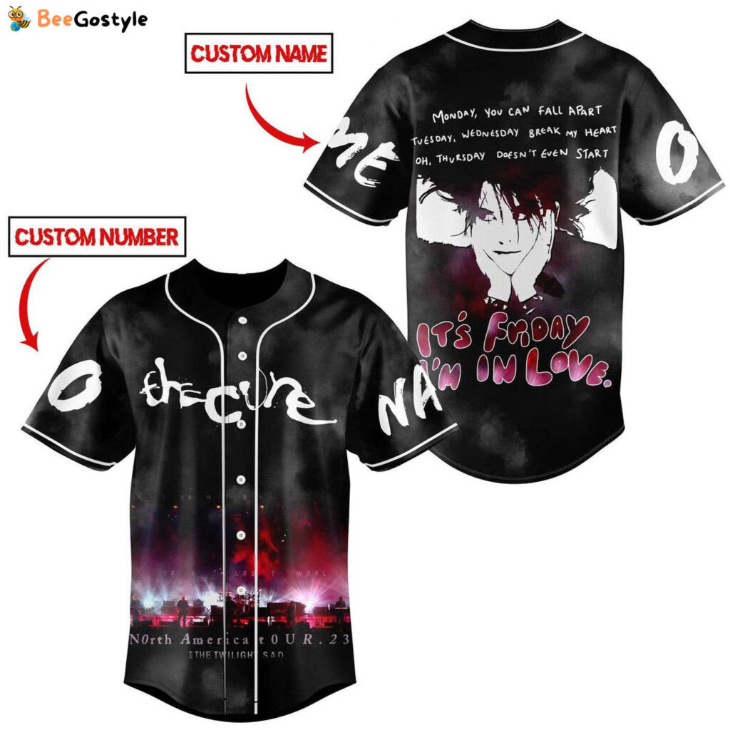 The Cure Baseball Jersey For Men Women And Kids Gift for Fans The Cure Baseball Jersey For Men Women And Kids Gift for Fans
