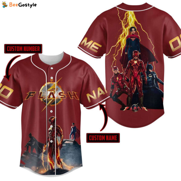 The Flash Baseball Jersey For Men Women And Kids Gift for Fans
