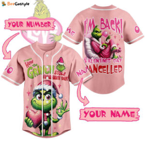 The Grinch Baseball Jersey For Men Women And Kids Gift for Fans