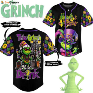 The Grinch Baseball Jersey For Men Women And Kids Gift for Fans