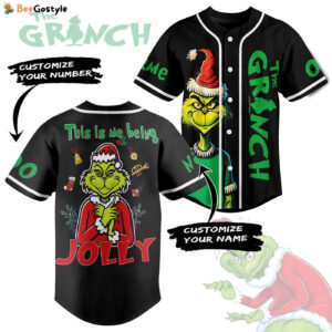 The Grinch Baseball Jersey For Men Women And Kids Gift for Fans