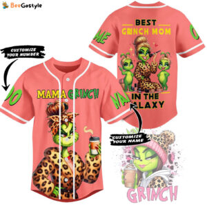 The Grinch Baseball Jersey For Men Women And Kids Gift for Fans