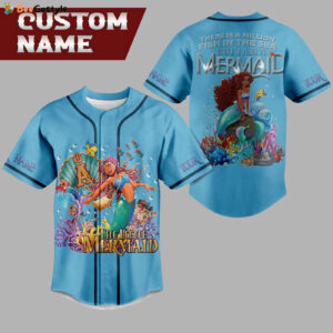 The Little Mermaid Baseball Jersey For Men Women And Kids Gift for Fans