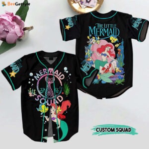 The Little Mermaid Baseball Jersey For Men Women And Kids Gift for Fans