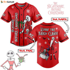The Nightmare Before Christmas Baseball Jersey For Men Women And Kids Gift for Fans