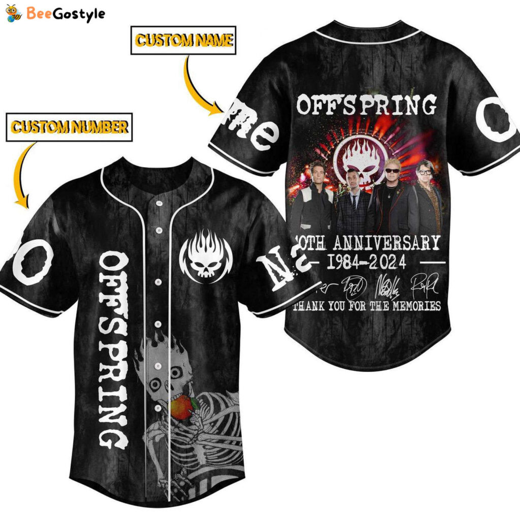The Offspring Baseball Jersey For Men Women And Kids Gift for Fans The Offspring Baseball Jersey For Men Women And Kids Gift for Fans
