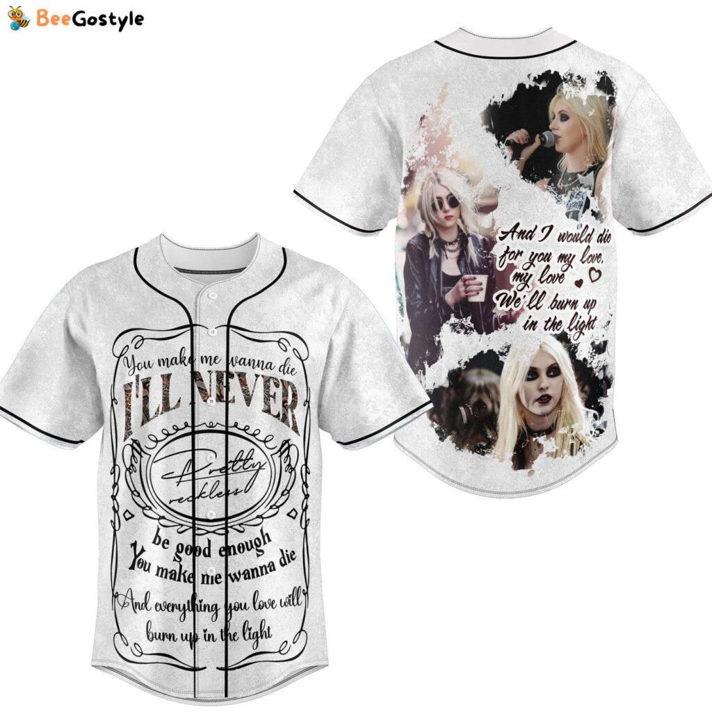 The Pretty Reckless Baseball Jersey For Men Women And Kids Gift for Fans The Pretty Reckless Baseball Jersey For Men Women And Kids Gift for Fans