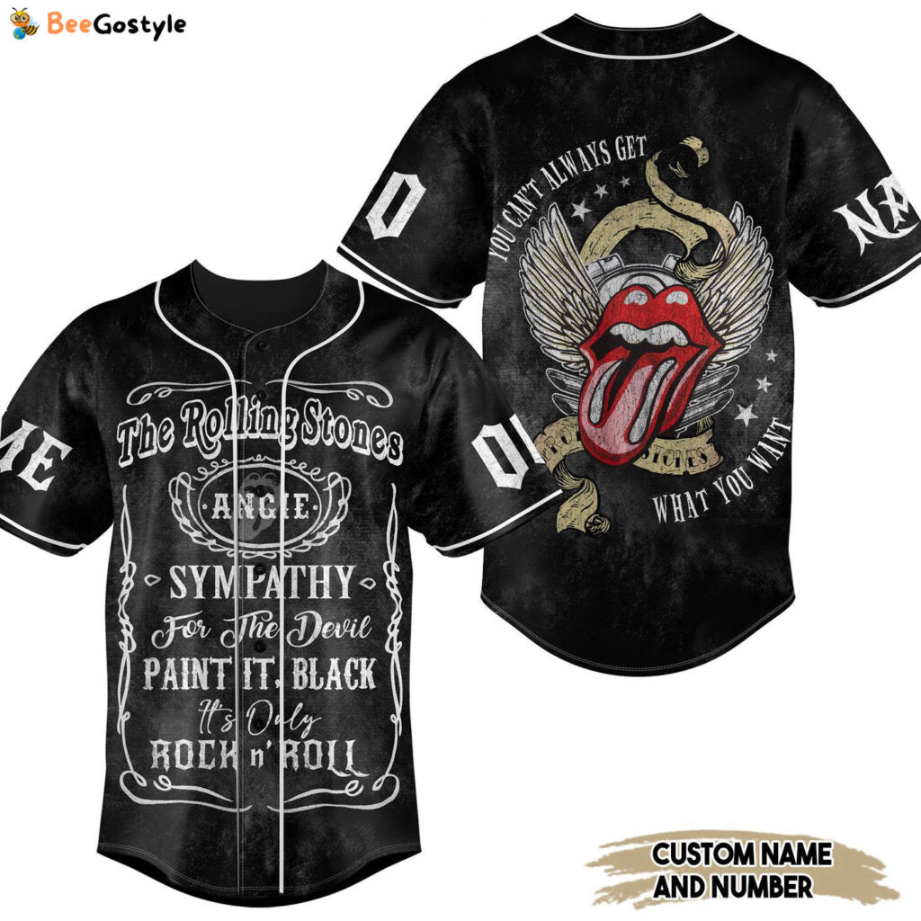 The Rolling Stones Baseball Jersey For Men Women And Kids 719344 The Rolling Stones Baseball Jersey For Men Women And Kids 719344