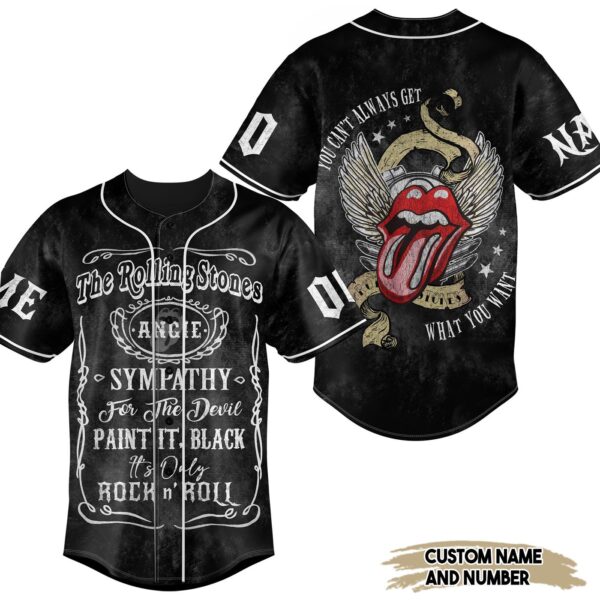 The Rolling Stones Baseball Jersey For Men Women And Kids 719344