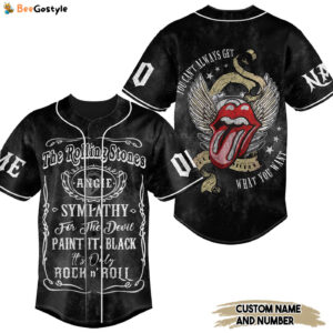 The Rolling Stones Baseball Jersey For Men Women And Kids 719344