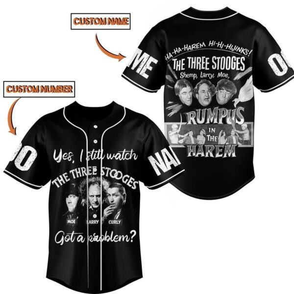 The Three Stooges Baseball Jersey For Men Women And Kids Gift for Fans