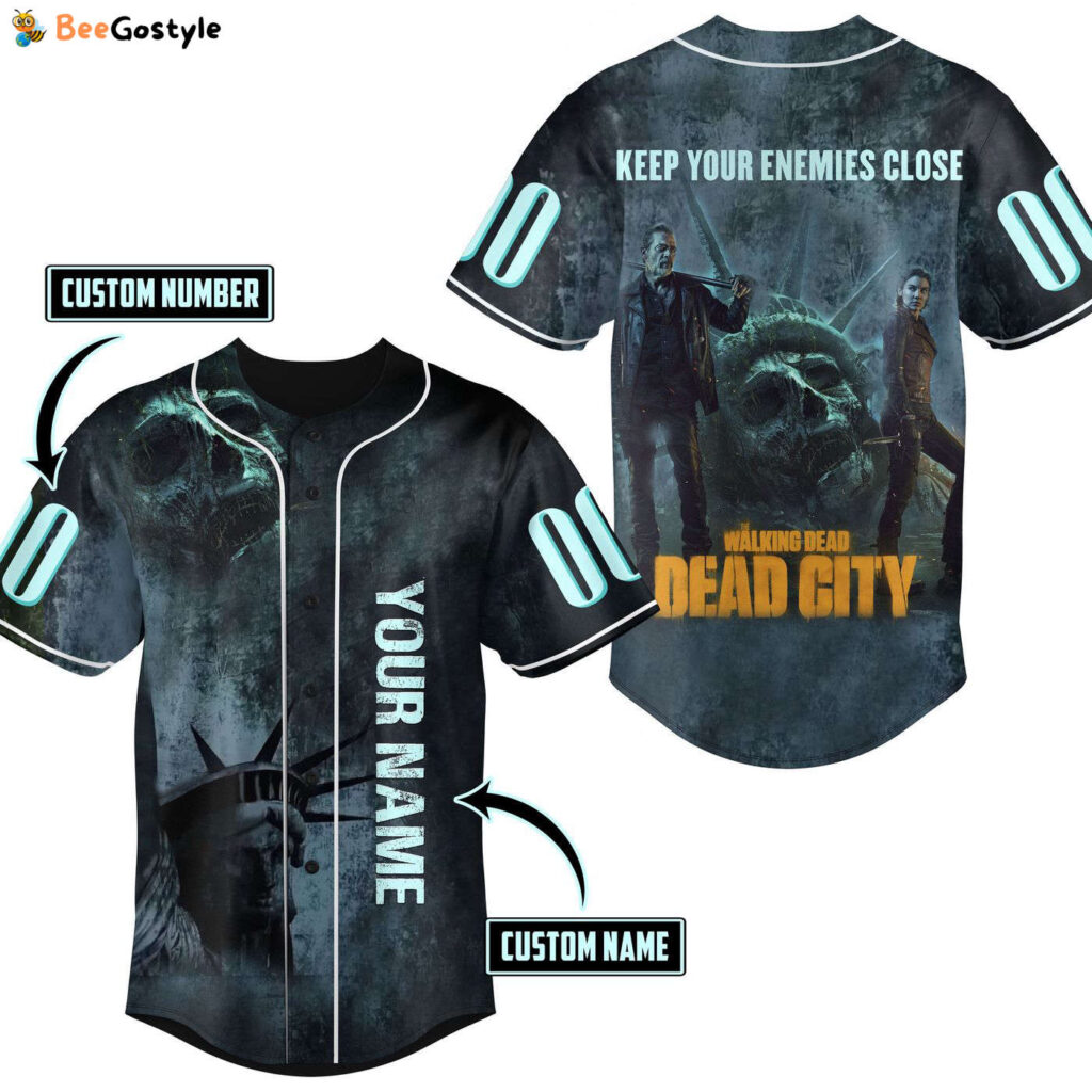 The Walking Dead Baseball Jersey For Men Women And Kids Gift for Fans The Walking Dead Baseball Jersey For Men Women And Kids Gift for Fans