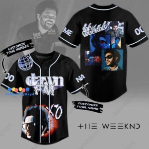 The Weeknd Baseball Jersey - Custom Hip-Hop Music Shirt & Merch